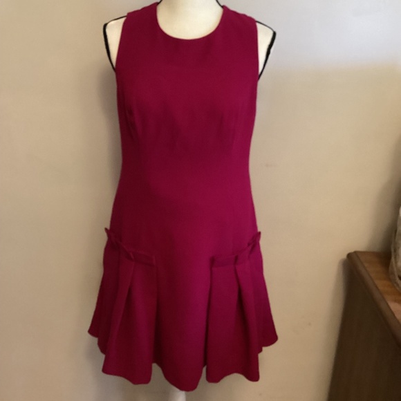 Eliza J Dress with pleats and ruffle Sz 10 - Picture 1 of 11